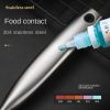 1pc 304 Stainless Steel Slotted Spoons For Cooking; Skimmer Slotted Spoon; Metal Filter Spoon With Holes; Kitchen Tool - Large Colander