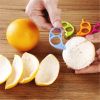 5pcs; Random Color Food Grade Steel Rocker; Orange Opener; Orange Peel Essential Tools - 5pcs Random Color