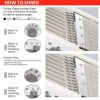 Kitchen Supplies Adjustable Mandoline Slicer Stainless Steel Vegetable Julienner Potato Slicer Cutter Magic Chopper - Silver