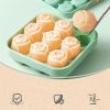 1pc; Frozen Ice Rose Mold; Food Grade Silicone Cork Block Ice Box Ice Cream Maker Household Grinder - Black - Food Grade Silicone
