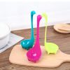 1pc Creative Dinosaur Soup Spoon; Food Grade PP Long Handle Vertical Spoon; Cooking Kitchen Cooking Mixing Spoon; Kitchen Supplies - Purple