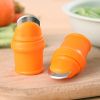 6pcs Garden Silicone Thumb Knife With Anti-Cut Finger Cot Kit; Gardening Pruning Tools For Harvesting Fruits And Vegetables - Male