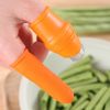 6pcs Garden Silicone Thumb Knife With Anti-Cut Finger Cot Kit; Gardening Pruning Tools For Harvesting Fruits And Vegetables - Male